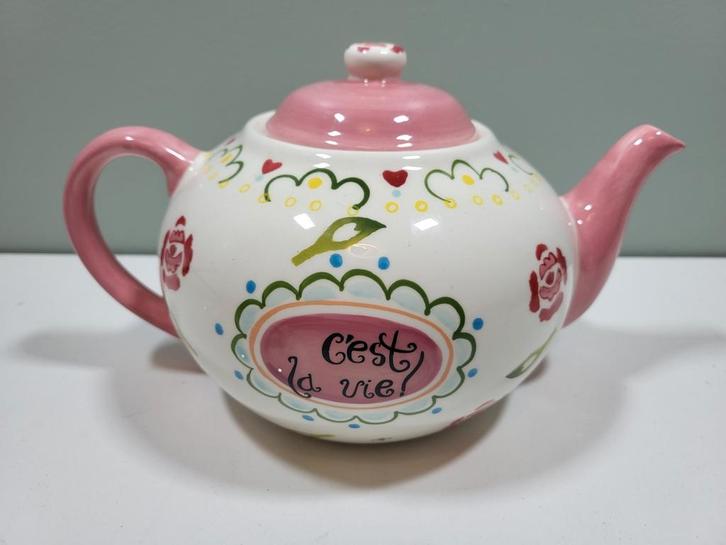 Theepot van Jet by ter Steege, C'est la vie!, Huis en Inrichting, Keuken | Servies, Nieuw, Overige typen, Overige stijlen, Keramiek
