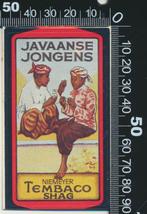 Sticker: Javaanse Jongens - Tembaco Shag (2), Ophalen of Verzenden, Zo goed als nieuw, Bedrijf of Vereniging