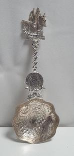 Antiek 19de eeuws zilveren nat fruit schep, Ophalen of Verzenden, Zilver