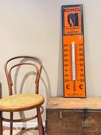 Thermomètre émaillé KOMOL La Teinture pour les Cheveux,1930, Verzamelen, Verzenden, Zo goed als nieuw, Reclamebord