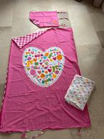 Lief! Dekbedovertrek set met onderlaken, Meisje, Dekbedovertrek, Ophalen of Verzenden, Zo goed als nieuw