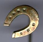 Hoefijzer koper speldje ( N_089 ), Verzamelen, Speldjes, Pins en Buttons, Verzenden, Zo goed als nieuw, Dier of Natuur, Speldje of Pin