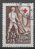 Finland 1941 - Yvert 226 - Rode Kruis - Werkman - 1 m. (ST), Postzegels en Munten, Postzegels | Europa | Scandinavië, Denemarken