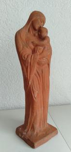 Terracotta Mariabeeld, Antiek en Kunst, Ophalen of Verzenden