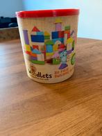 Houten blokken, Kinderen en Baby's, Speelgoed | Bouwstenen, Ophalen, Zo goed als nieuw