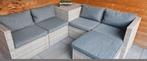 Luxe Wicker Loungeset met Opbergruimte, Tuin en Terras, 5 zitplaatsen, Ophalen of Verzenden, Zo goed als nieuw, Loungeset
