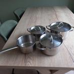 Sola Pannenset - 4-delig, Huis en Inrichting, Ophalen, Gebruikt, Pannenset, Rvs