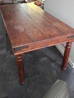 Eettafel en sidetable, Ophalen of Verzenden, Gebruikt, Rechthoekig, 50 tot 100 cm