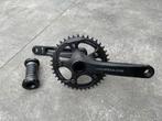 Praxis M30 Crankstel 1x 40T incl. bottom bracketlager., Fietsen en Brommers, Fietsonderdelen, Ophalen of Verzenden, Zo goed als nieuw