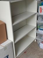 2 Witte Boekenkasten met Planken, Huis en Inrichting, Kasten | Boekenkasten, Ophalen, Gebruikt, 100 tot 150 cm, 50 tot 100 cm