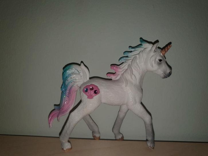 Schleich onderwater eenhoorn / unicorn 🦄 veulen Bayala., Verzamelen, Dierenverzamelingen, Zo goed als nieuw, Beeldje of Figuurtje