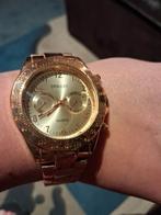 Ernest rosé gouden horloge met steentjes, Sieraden, Tassen en Uiterlijk, Horloges | Heren, Ophalen of Verzenden, Zo goed als nieuw