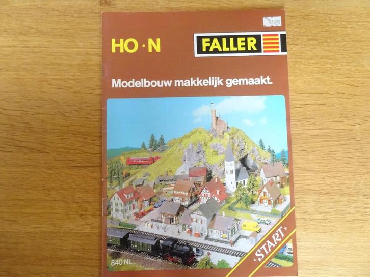 Modeltreinen. Faller modelbouw makkelijk gemaakt., Hobby en Vrije tijd, Modeltreinen | H0, Nieuw, Boek, Tijdschrift of Catalogus