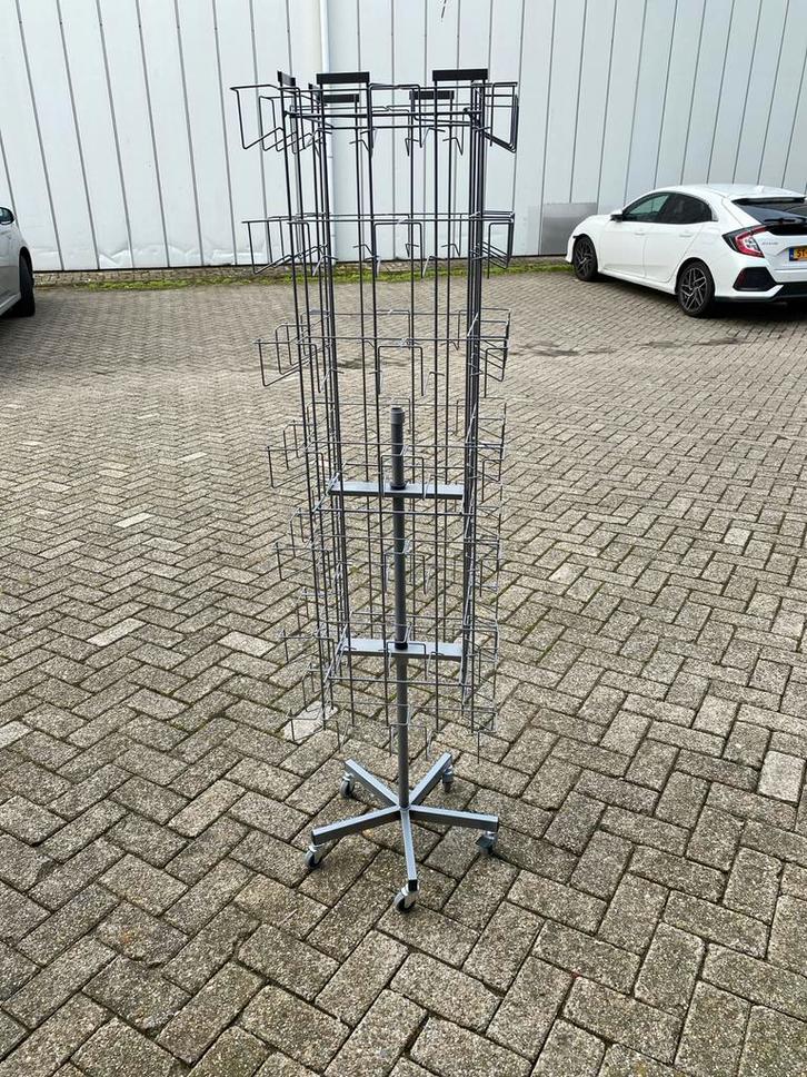 Draaibare kaartenmolen 56vakken ca 17cm breed, Diversen, Wenskaarten, Zo goed als nieuw, Ophalen of Verzenden