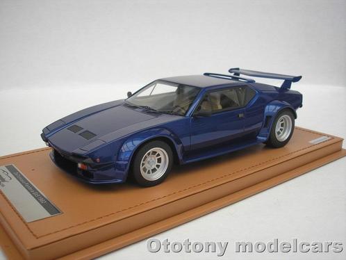 De Tomaso Pantera GT5 1982 Blauw 1/18 Tecnomodel, Hobby en Vrije tijd, Modelauto's | 1:18, Nieuw, Auto, Overige merken, Ophalen of Verzenden