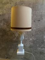 Corn-Cob lamp met porseleinen voet , made in Italy, jaren 70, Huis en Inrichting, Overige materialen, Jaren 70, Gebruikt, Ophalen of Verzenden