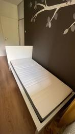 IKEA MALM bed wit 90x200 + MORGEDAL matras, Huis en Inrichting, Slaapkamer | Matrassen en Bedbodems, Ophalen, Zo goed als nieuw