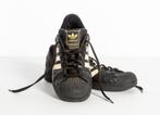 Vintage Adidas Superstar sneakers, Zwart, Ophalen of Verzenden, Sneakers of Gympen, Adidas