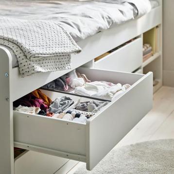 IKEA Släkt bedframe met opberger + lattenbodem + matras - afbeelding 3
