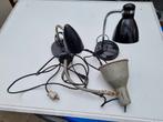 magneet werklamp walker hagou vintage en 2 burolampjes zwart, Gebruikt, Ophalen of Verzenden