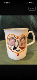 Willem-Alexander & Máxima Kop, Verzamelen, Ophalen of Verzenden, Zo goed als nieuw, Porselein, Kop en/of schotel