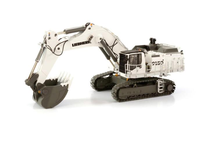 PREMIUM LINE; LIEBHERR R9150 EXCAVATOR WHITE, Hobby en Vrije tijd, Modelauto's | 1:50, Nieuw, Hijskraan, Tractor of Landbouw, Wsi