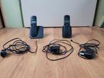 2 Philips vaste telefoon handtelefoon, Telecommunicatie, Vaste telefoons | Handsets en Draadloos, Ophalen of Verzenden, 2 handsets