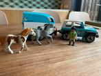 Playmobil country jeep met trailer en paarden, Ophalen, Gebruikt