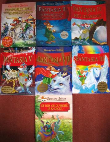 7 Hardcover Geronimo stilton boeken beschikbaar voor biedingen