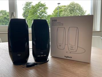 Logitech S150 USB Stereo speakers met nog garantie! beschikbaar voor biedingen