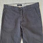 Dockers chino broek W33 W36 grijs slim fit gestreepte stof, Maat 52/54 (L), Ophalen of Verzenden, Zo goed als nieuw, Grijs