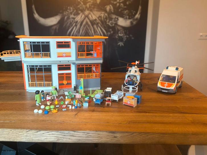 Playmobil ziekenhuis, Verzamelen, Poppenhuizen en Toebehoren, Zo goed als nieuw, Poppenhuis, Ophalen of Verzenden