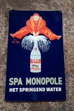 Spa monopole emaillen reclame decoratie bord, Verzamelen, Merken en Reclamevoorwerpen, Reclamebord, Ophalen of Verzenden, Info@americansaleshop.nl