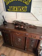 Houten dressoir baroque met details, Huis en Inrichting, Kasten | Dressoirs, Ophalen of Verzenden, Zo goed als nieuw, 25 tot 50 cm