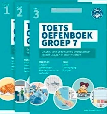 Cito IEP toets doorstroom oefenen groep 7 deel1,2,3 + antw. beschikbaar voor biedingen