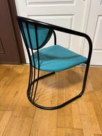 Post moderne stoelen 4stuks mint groen, Huis en Inrichting, Stoelen, Gebruikt, Blauw, Post modern, Ophalen of Verzenden