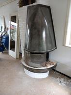 Schouw openhaard, Huis en Inrichting, Ophalen, Zo goed als nieuw, Hangende haard, Houthaard