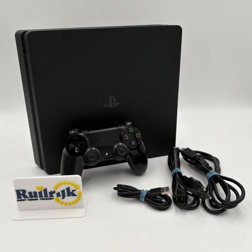 Sony Playstation 4 Slim 1Tb incl controller - Nette staat, Spelcomputers en Games, Spelcomputers | Sony PlayStation 4, Zo goed als nieuw
