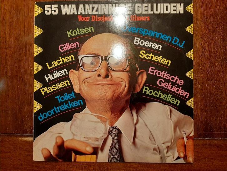 LP 55 waanzinnige geluiden (1979), Cd's en Dvd's, Vinyl | Overige Vinyl, Gebruikt, 12 inch, Ophalen of Verzenden