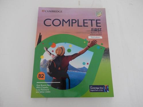 Engels Cambridge complete first students book B2 3th edition, Boeken, Schoolboeken, Nieuw, Engels, VWO, Ophalen of Verzenden