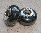 Bedel met hematiet, Want 18 Hoogvliet, Adorabeads, Nieuw, 4 bedels of meer