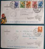 Twee historische covers. 40 jaar luchtmacht., Ophalen of Verzenden, Beschreven, Nederland