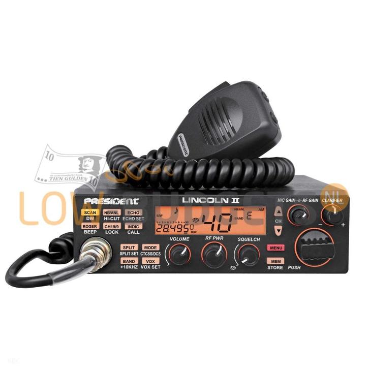 President Lincoln II+ V3 SSB Radio met USB Aansluiting, Auto diversen, Overige Auto diversen, Verzenden