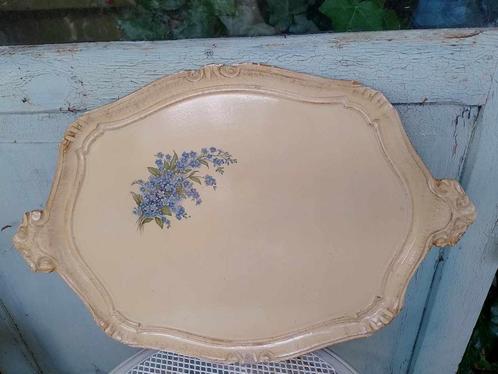 Vintage Italiaans florentijns groot dienblad, Antiek en Kunst, Curiosa en Brocante, Ophalen