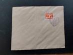 Bruine onbeschreven enveloppe met 2 cent zegel 1942