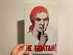 Propaganda posters Sovjet unie Rusland metaal, Rechthoekig Staand, A4 of kleiner, Nieuw, Ophalen of Verzenden