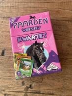 Paarden Kwartetspel - Extra Grote Kaarten, Drie of vier spelers, Ophalen of Verzenden, Zo goed als nieuw
