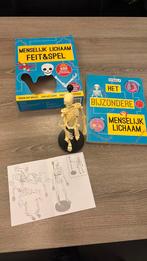 Menselijk lichaam feit & spel incl skelet en boek, Kinderen en Baby's, Speelgoed | Educatief en Creatief, Ophalen of Verzenden