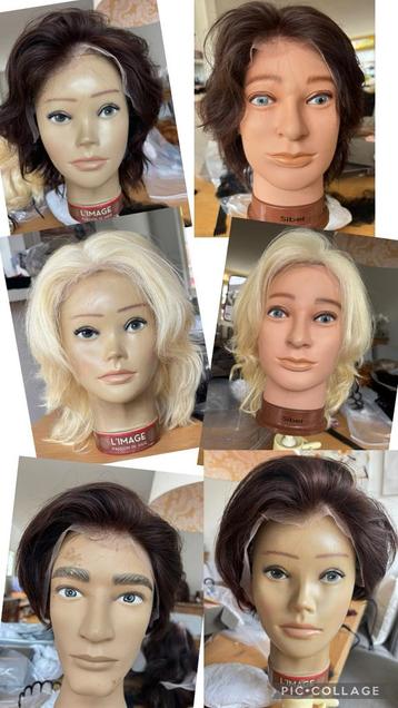 Eersteklas haarwerkjes, heren & dames, remy human hair nieuw beschikbaar voor biedingen