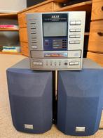 Akai sterio set 30 watt Radio en CD afstandsbediening, Audio, Tv en Foto, Stereo-sets, Ophalen of Verzenden, Zo goed als nieuw